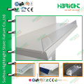 PVC clear plastic shelf divider